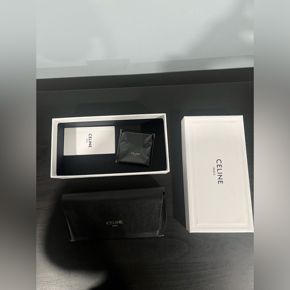 Celine Paris CL40230F | Shiny Black/Smoke | size 58 - Picture 2 of 11